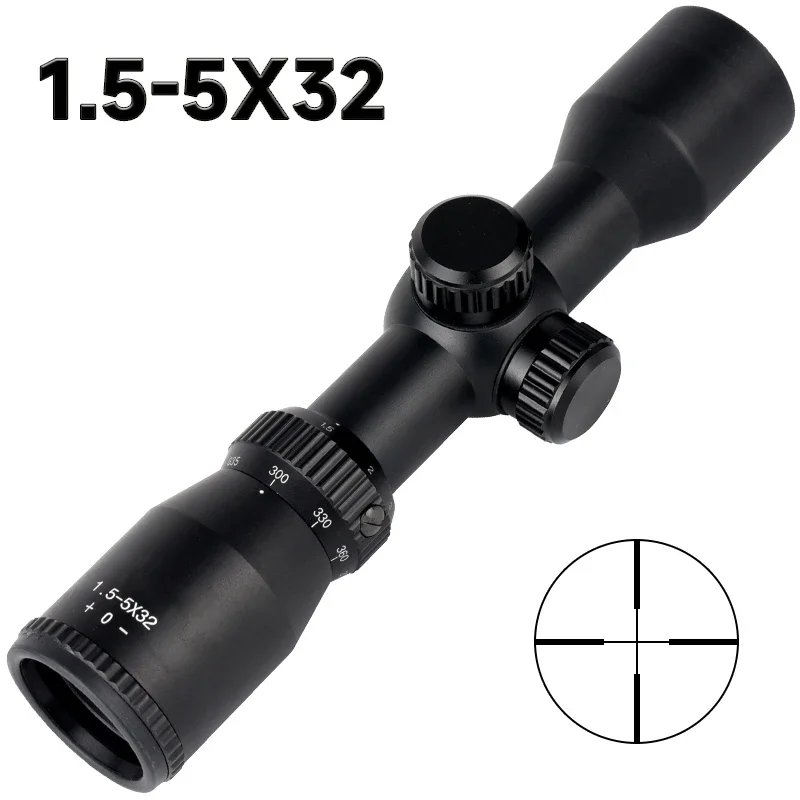 Crossbow Scope Sight - Lunette de chasse courte pour arbalète