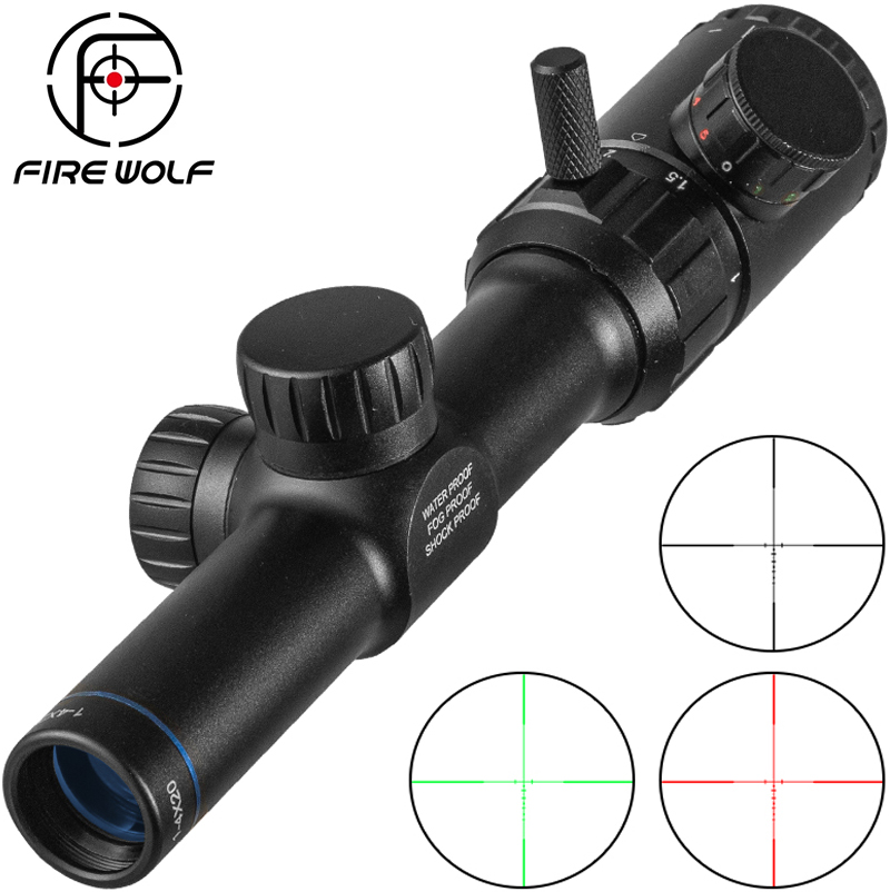 Outdoor Hunting Lab - FIRE WOLF 1-4x20 portée de fusil