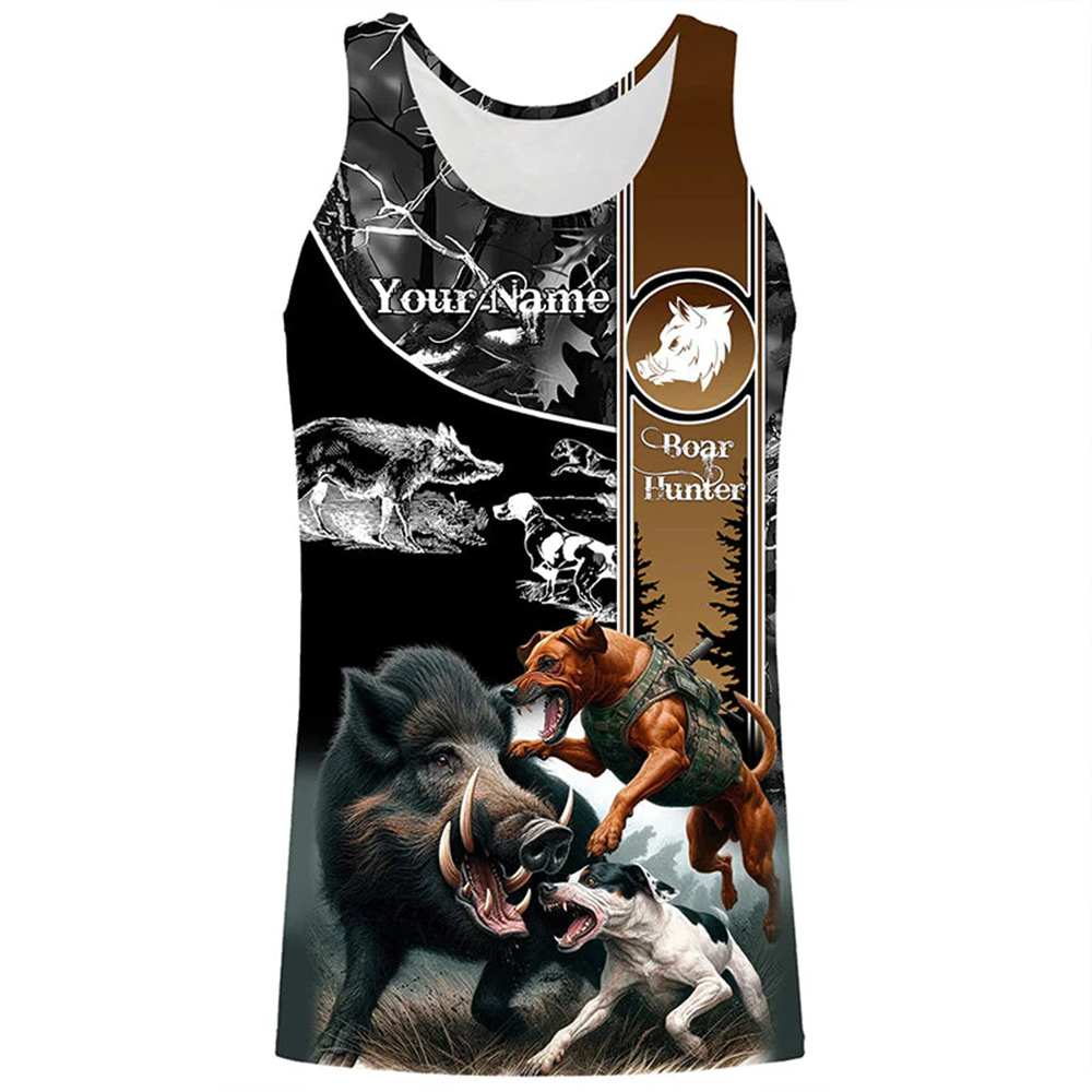 Wildman Hunting & Outdoor Reviews - Débardeur personnalisé Boar Hunter pour hommes,