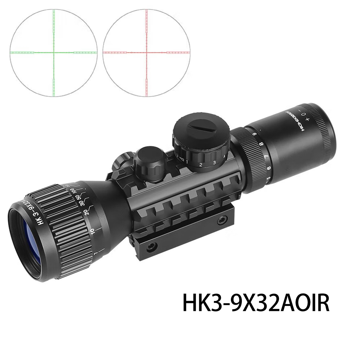 Outdoor Hunting Lab - Lunette tactique compacte MARCH HK 3-9X32AOIR,
