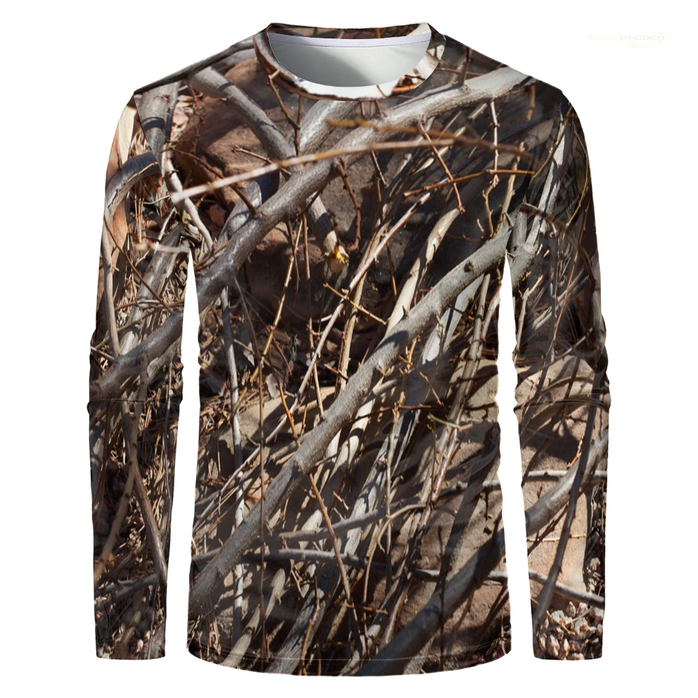 Hunting And Camping In Forest - T-shirt de chasse camouflage pour hommes,