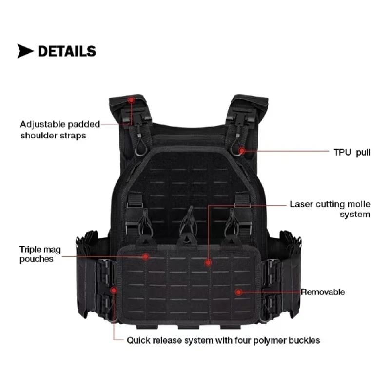 Gilet tactique YAKEDA pour la  - Outdoor Hunting Vest avis et prix