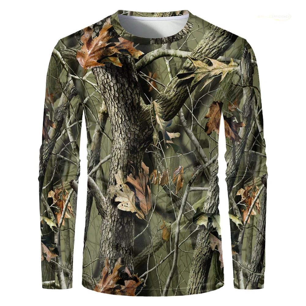 T-shirt de chasse en camouflag - Hunting And Camping In Forest avis et prix