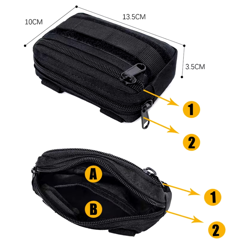 Pochette EDC MOLLE à double co - Outdoor Hunting Belt avis et prix