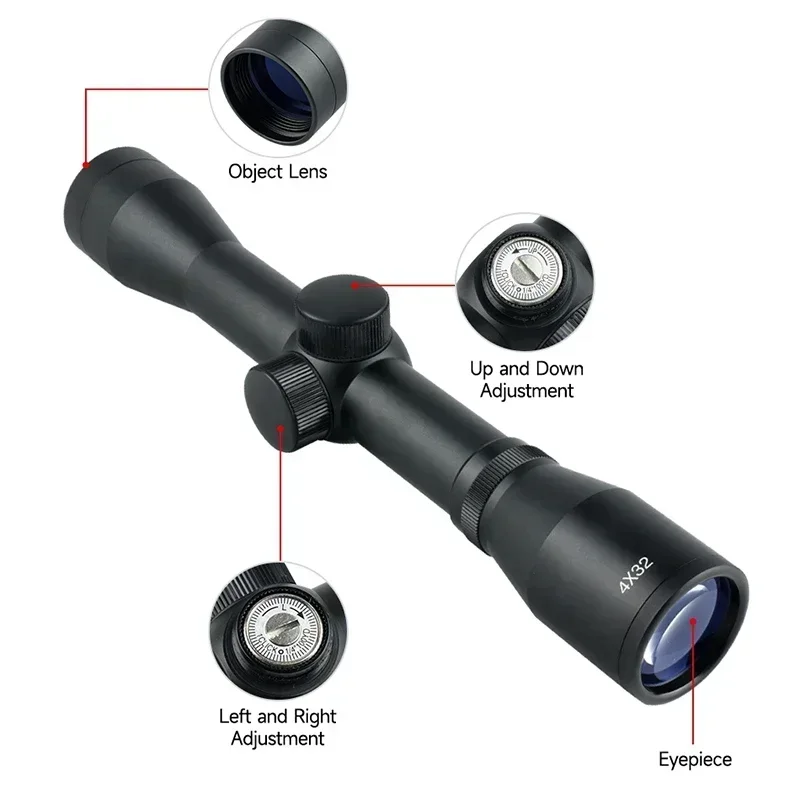 Lunette de visée tactique 4x32 - Crossbow Scope Sight avis et prix