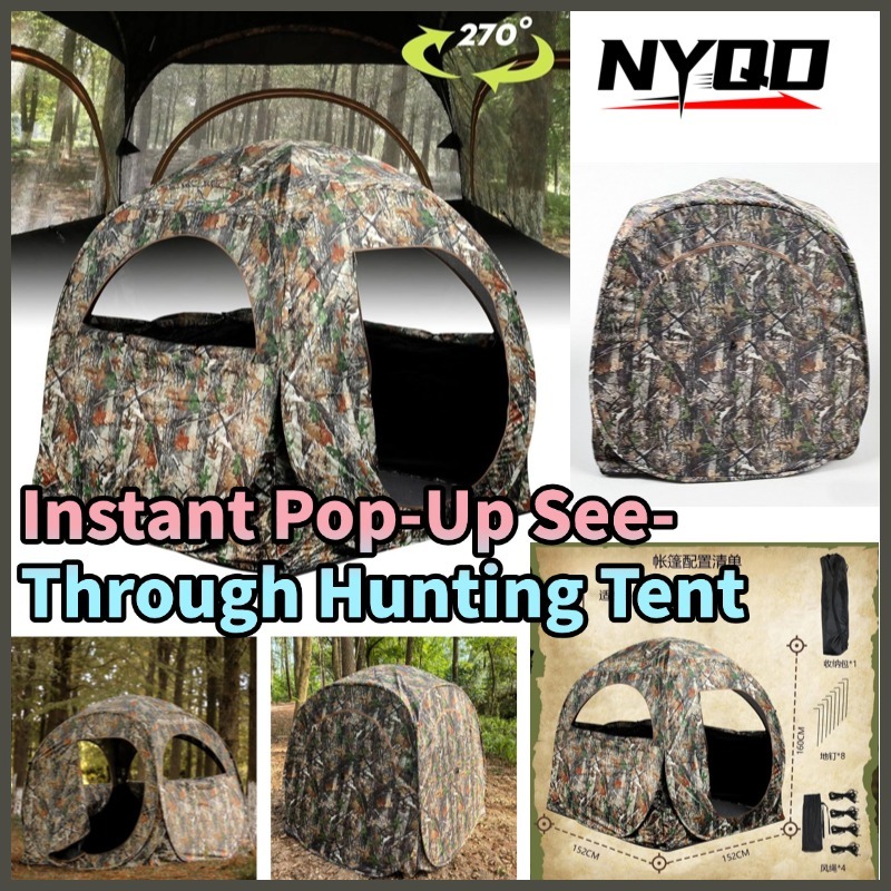 Tente de camping pop-up, abri  - Hunting And Camping In Forest avis et prix