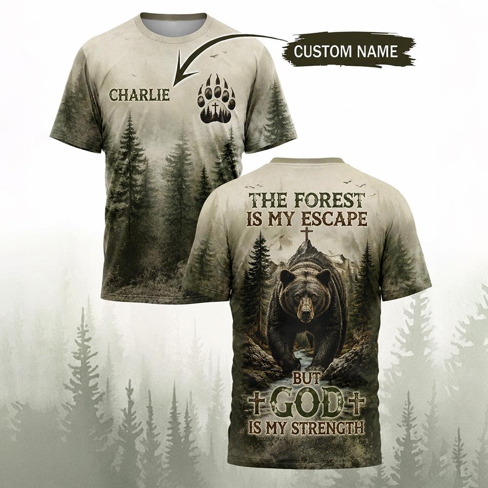 T-shirt Homme Vintage Imprimé  - Hunting And Camping In Forest avis et prix