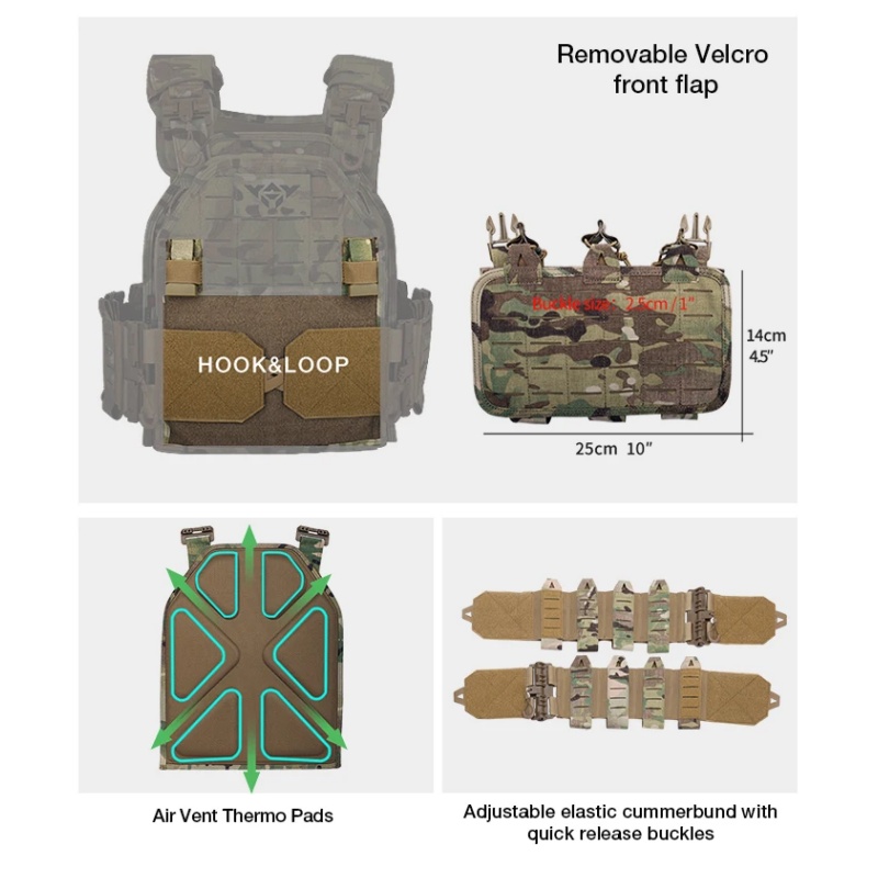 Gilet tactique YAKEDA 6094 dét - Outdoor Hunting Vest avis et prix