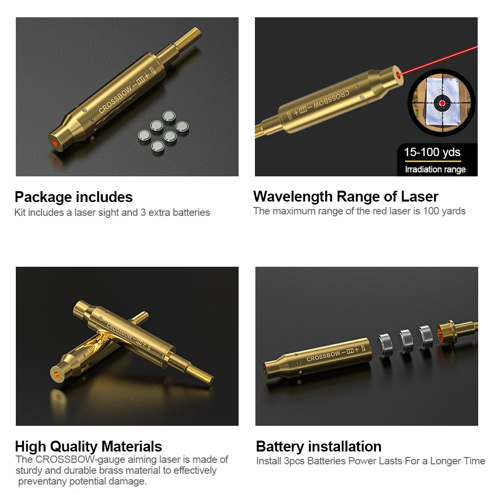 CROSSBOW – cartouche d'alésage - Crossbow Scope Sight avis et prix