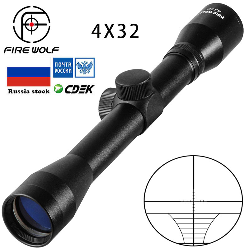FIRE WOLF 4X32 arc croix optiq - Crossbow Scope Sight avis et prix
