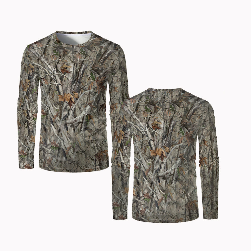 T-shirt de Camouflage de chass - Hunting And Camping In Forest avis et prix