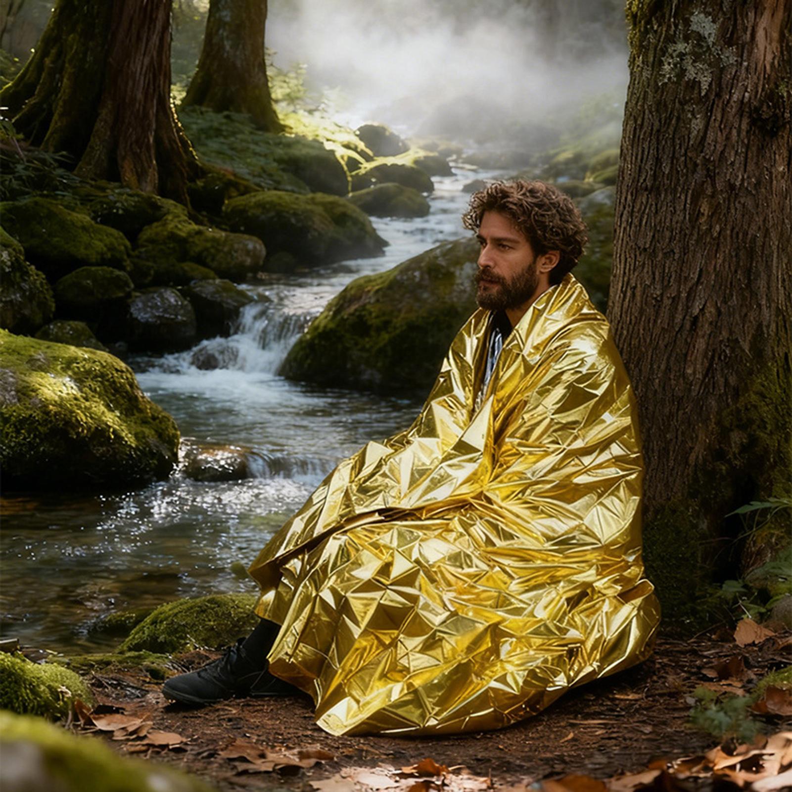 Couvertures de survie en feuil - Outdoor Hunting Blanket avis et prix