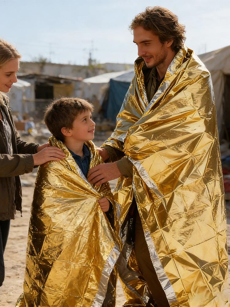 Couvertures de survie en feuil - Outdoor Hunting Blanket avis et prix