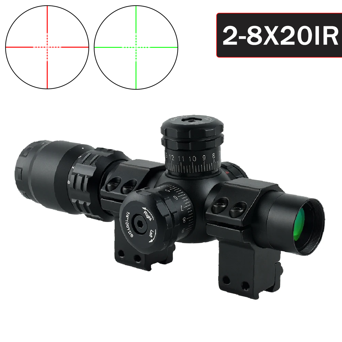 2-8x20IR lunette de chasse por - Crossbow Scope Sight avis et prix