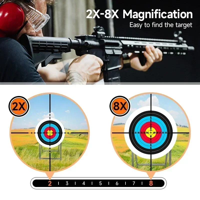 2-8x20IR lunette de chasse por - Crossbow Scope Sight avis et prix