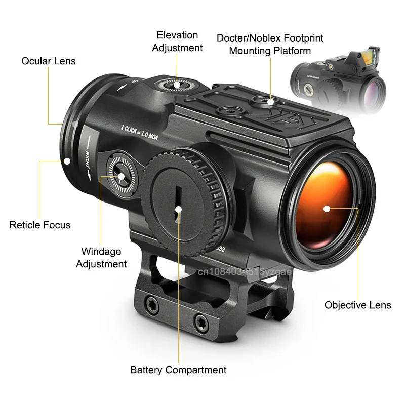 Tactique GEN II 5X prisme fusi - Outdoor Hunting Lab avis et prix